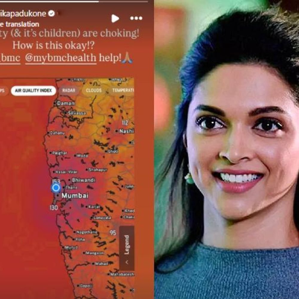 मुंबईच्या प्रदूषणावर दीपिका पादुकोण आक्रमक:लहान मुलं गुदमरतायत…हे कसं योग्य असू शकतं? बीएमसीला थेट सवाल, सोशल मीडियावर चिंता व्यक्त
