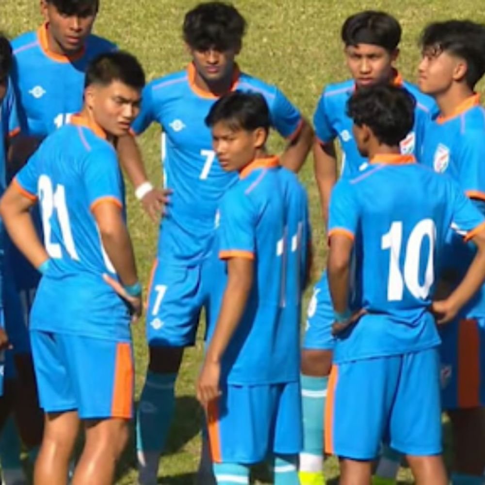 SAFF U20 चॅम्पियनशिपमध्ये भारताने पाकिस्तानला हरवले:विशाल-ओमांगच्या गोलमुळे विजय मिळाला; उपांत्य फेरीत स्थान निश्चित, आता बांगलादेशशी सामना