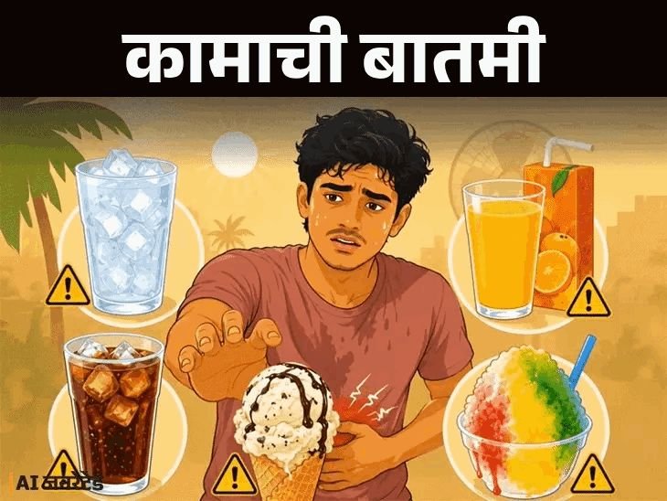 आईस्क्रीम, कोल्ड ड्रिंक थंडावा देत नाहीत:शरीर गरम करतात, डॉक्टरांकडून समजून घ्या विज्ञान, थंडावा मिळवण्यासाठी खा या 11 गोष्टी