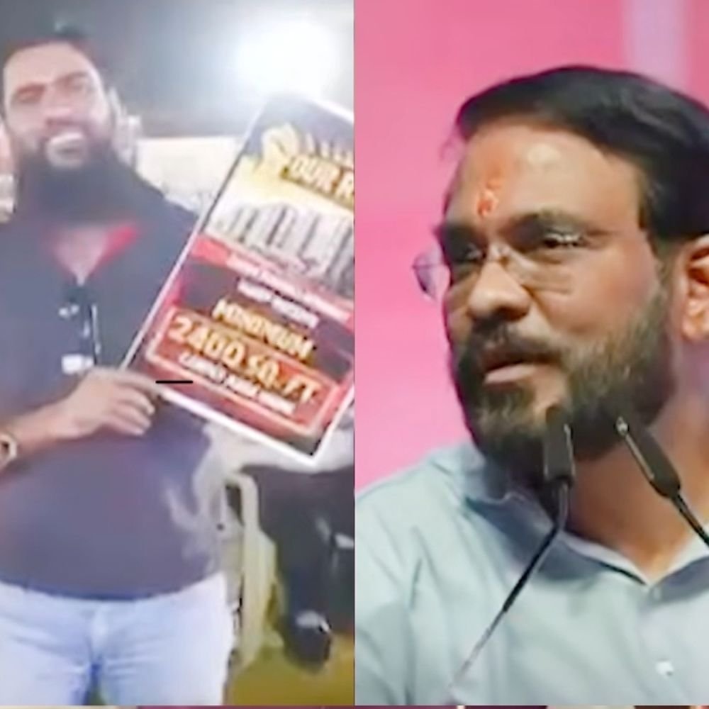 तू घुसखोर आहेस, तुला इथून उचलून घेऊन जाईन:म्हाडाच्या कार्यक्रमात प्रश्न विचारणाऱ्या रहिवाशालाच अधिकाऱ्यांची दमदाटी