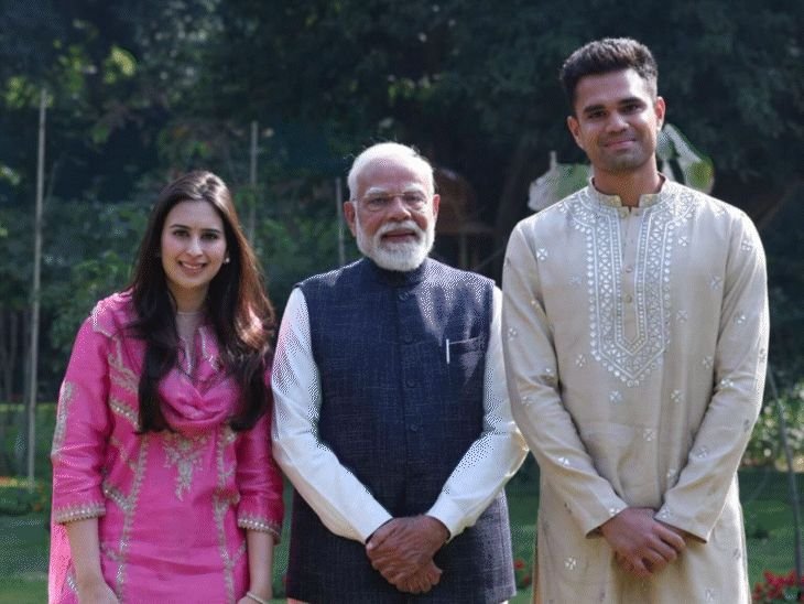 तेंडुलकरने मोदींना मुलाच्या लग्नाचे निमंत्रण दिले:राष्ट्रपती द्रौपदी मुर्मू, अमित शहा आणि राहुल गांधी यांनाही भेटले; PHOTOS