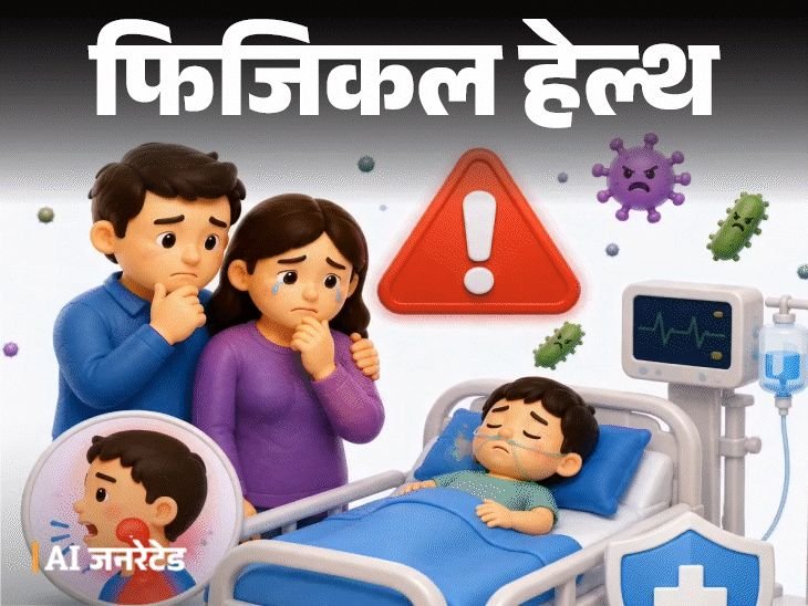 घटसर्पामुळे 2 मुलांचा मृत्यू:डिप्थीरियाच्या 6 लक्षणांकडे करू नका दुर्लक्ष, त्वरित डॉक्टरांना दाखवा, मुलांना लस नक्की द्या