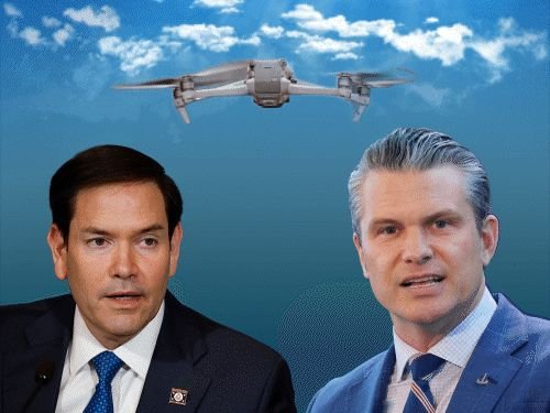 अमेरिकेच्या परराष्ट्र-संरक्षण मंत्र्यांच्या घरावर संशयास्पद ड्रोन दिसले:सुरक्षेबाबत आपत्कालीन बैठक बोलावण्यात आली; दोन्ही नेत्यांना हलवण्यावर विचार