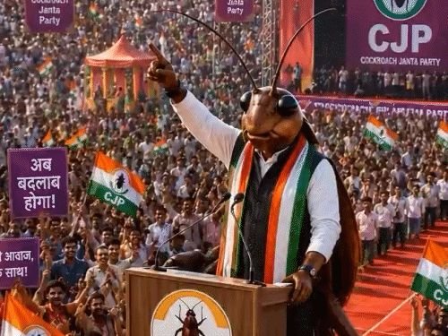 कॉकरोच जनता पार्टीविरुद्ध सर्वोच्च न्यायालयात याचिका:न्यायालयाने वकिलाला म्हटले- इतके भावूक होऊ नका, बघूया काय होते