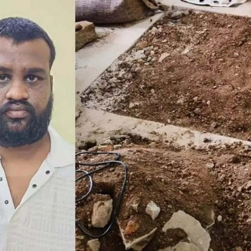 कर्नाटकात मालमत्तेसाठी आई-वडील आणि बहिणीची हत्या:मुलाने घरात मृतदेह पुरले, बेपत्ता असल्याचे सांगून पोलिसांसोबत शोधण्याचे नाटक केले