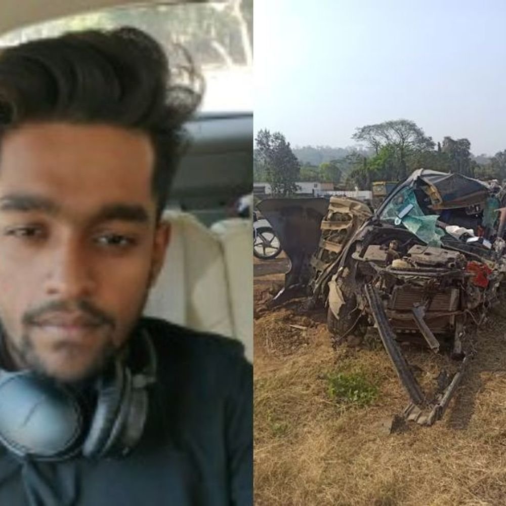 आंतरराष्ट्रीय नेमबाज संभाजी पाटीलचा भीषण अपघातात मृत्यू:फॉर्च्यूनरचा अक्षरशः झाला चेंदामेंदा; संभाजीनगरच्या सुपुत्राचा दुर्दैवी अंत