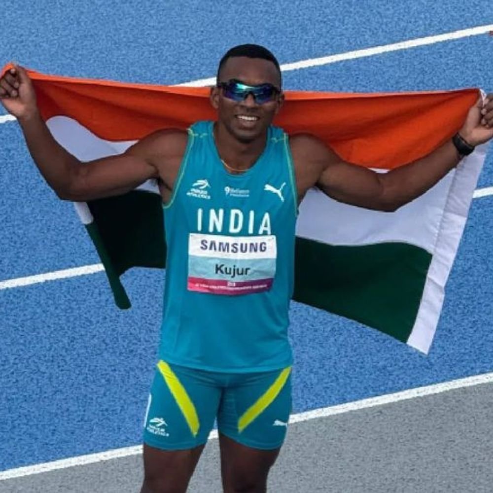अनिमेष परदेशात सर्वात वेगवान 100 मीटर धावणारा भारतीय:10.14 सेकंदात शर्यत पूर्ण केली; जर्मनीमध्ये आपला विक्रम सुधारला