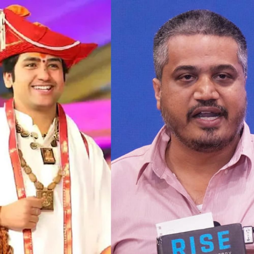 भोंदू बागेश्वर महामानवांपेक्षा मोठा वाटतो का?:रोहित पवारांचा सवाल; म्हणाले - सत्तेतील मोठा पक्ष धीरेंद्र शास्त्रीच्या कार्यक्रमाचा स्पॉन्सर