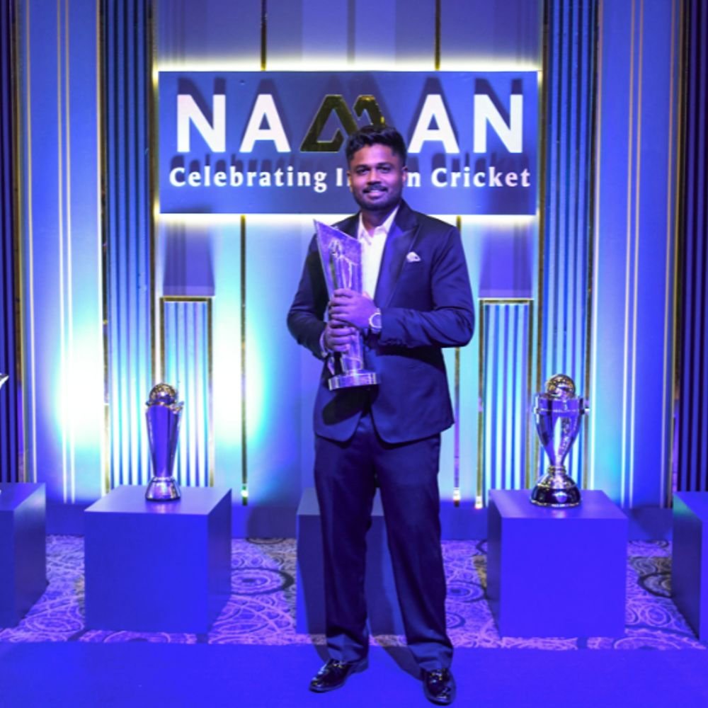 BCCI पुरस्कार- संजूने वैभवच्या मिमिक्रीचा किस्सा सांगितला:म्हणाला- जणू व्हिडिओ गेम खेळतोय असे वाटले; द्रविड- भारताची खरी ताकद दिसतेय