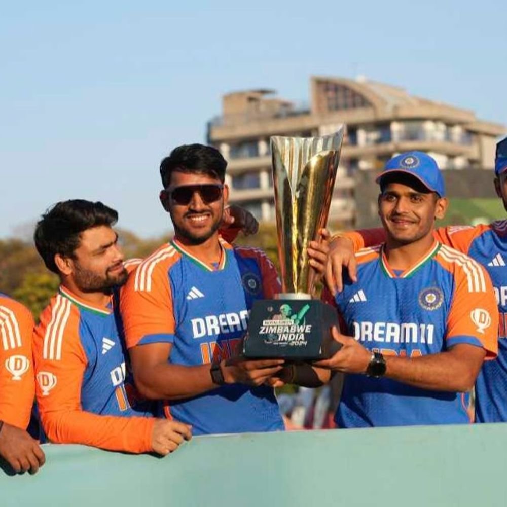 भारत जुलैमध्ये झिम्बाब्वे दौरा करणार:23 तारखेपासून 3 टी-20 सामने खेळले जातील, सर्व सामने हरारेमध्ये होतील