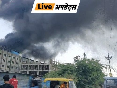 दिव्य मराठी अपडेट्स:सुरतमधील एका कापड कारखान्याला लागली आग; अग्निशमन दलाने संपूर्ण परिसर सील केला