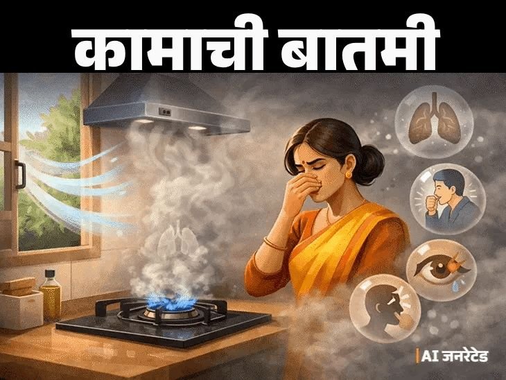कामाची बातमी- गॅस स्टोव्हमुळे घरातील हवा प्रदूषित:जाणून घ्या नुकसान, हवा स्वच्छ ठेवण्यासाठी ही 8 कामे करा, 7 खबरदारी घ्या