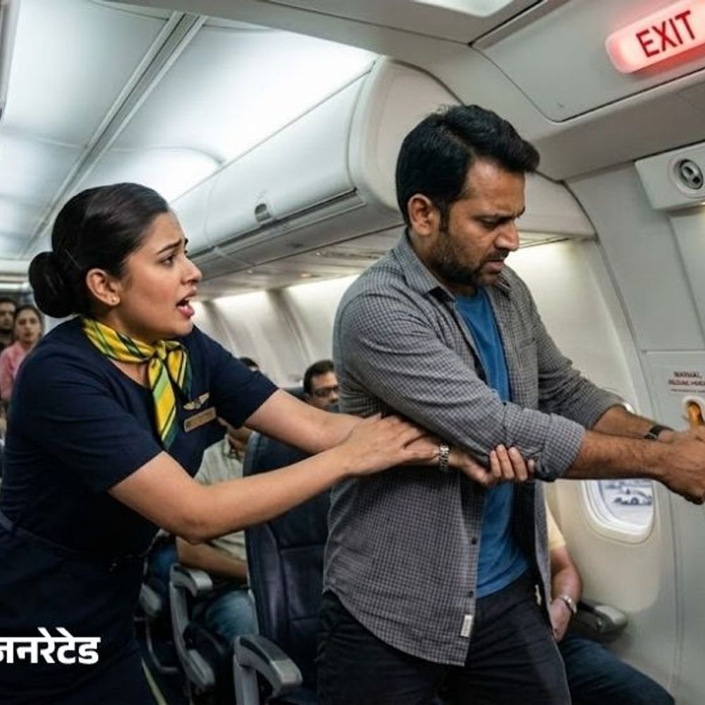 चेन्नईमध्ये प्रवाशाने धावत्या विमानाचा आपत्कालीन दरवाजा उघडून उडी मारली:विमान धावपट्टीवरून टर्मिनलकडे जात होते, पायलटने तात्काळ थांबवले; आरोपीला अटक