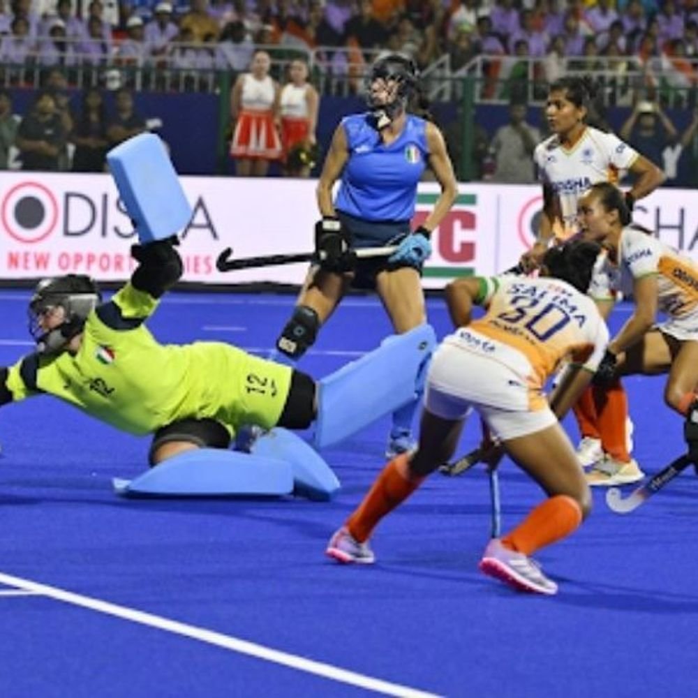 भारतीय महिला हॉकी संघ वर्ल्ड कप क्वालिफायरच्या अंतिम फेरीत:इटलीला 1-0 ने हरवले, आता विजेतेपदासाठी इंग्लंडशी सामना