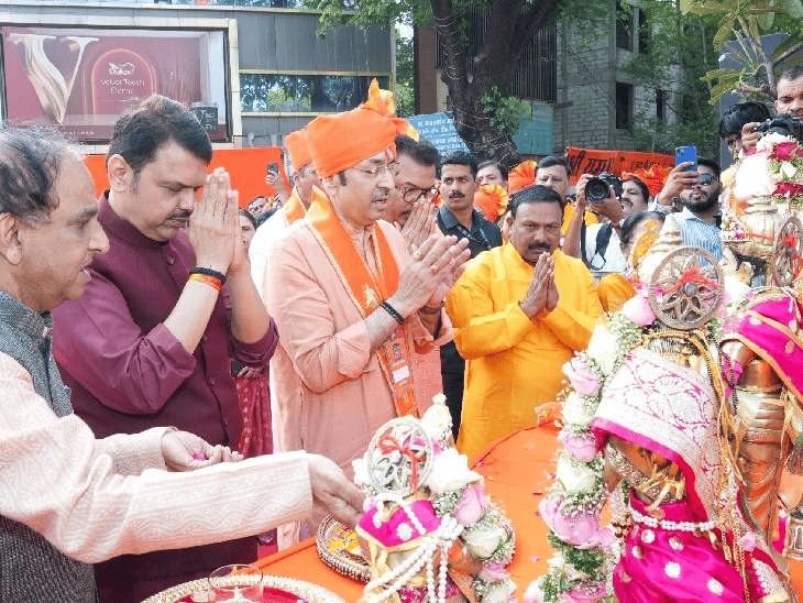 गुढीपाडव्याचा राज्यभर जल्लोष:शोभायात्रांचा उत्सव, भगवामय वातावरण; मुंबई-ठाणे-नागपूरसह राज्यभर नववर्षाचा उत्साह
