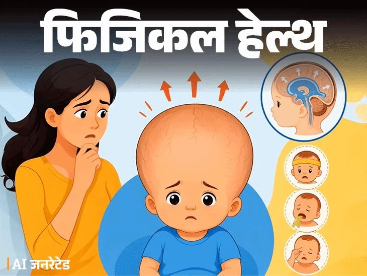 फिजिकल हेल्थ- बाळाच्या डोक्याचा आकार मोठा आहे:दुर्लक्ष करू नका, हे हायड्रोसेफॅलस असू शकते, डॉक्टरांकडून जाणून घ्या बचाव आणि उपचार
