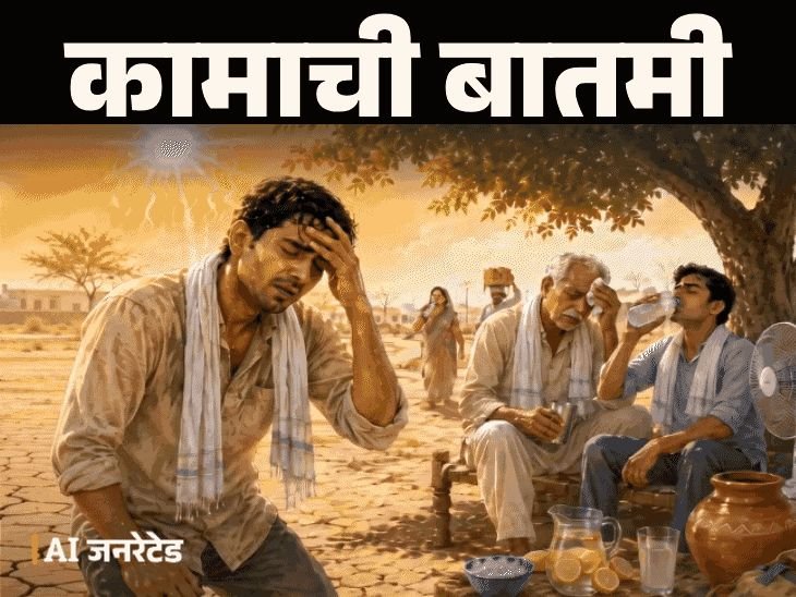 नवतपामध्ये उष्णतेची लाट:हे 10 संकेत दिसल्यास तुम्हाला उष्माघात झाला, त्वरित डॉक्टरांना दाखवा, बचावासाठी ही 14 कामे करा