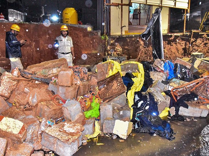 बंगळुरूत मुसळधार पाऊस, रुग्णालयाची भिंत कोसळून 7 मृत्यू:यात 3 मुलांचा समावेश, 7 जखमींना वाचवण्यात आले; मुख्यमंत्री सिद्धरामय्या घटनास्थळी पोहोचले