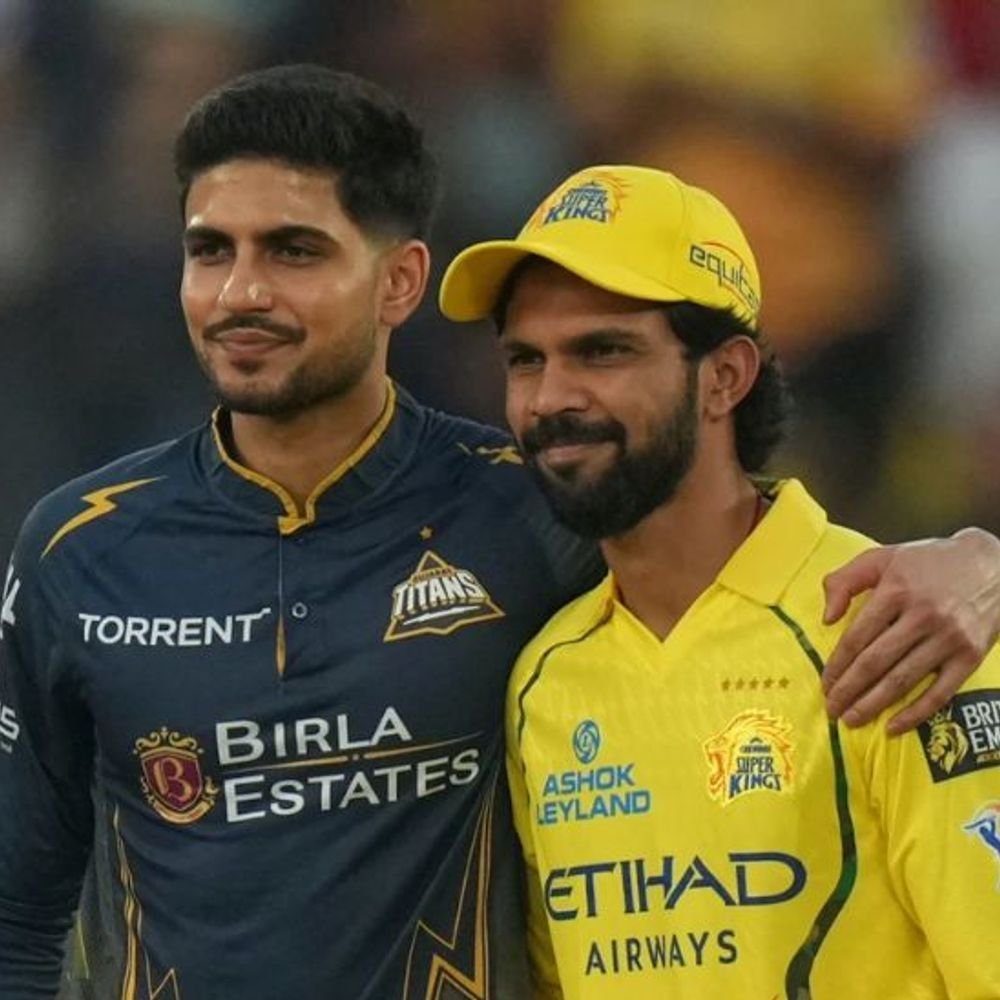 IPL - GT Vs CSK; चेन्नईने नाणेफेक जिंकून गोलंदाजी निवडली:सॅमसन जखमी, मैदानाबाहेर गेला; गुजरातने ५ षटकांत ४८ धावा केल्या