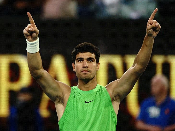 अल्काराझ पहिल्यांदाच ऑस्ट्रेलियन ओपनच्या अंतिम फेरीत:अलेक्झांडर झ्वेरेव्हला हरवले, जोकोविच किंवा सिनरशी अंतिम सामना होईल