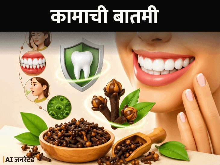 ओरल हेल्थसाठी लवंग फायदेशीर:डॉक्टरांकडून जाणून घ्या 10 आरोग्य फायदे, कोणत्या परिस्थितीत खाऊ नये, जास्त खाण्याचे तोटे