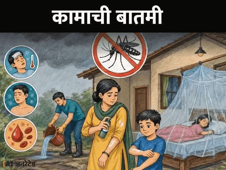 कामाची बातमी- पावसात वाढतो डासांचा प्रादुर्भाव:5 घरगुती उपायांनी डास पळवा, डॉक्टरांकडून जाणून घ्या बचावाची आवश्यक खबरदारी