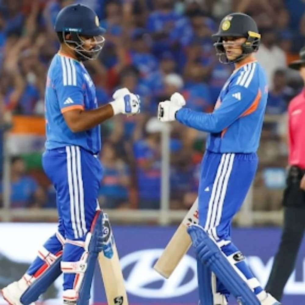 भारताने दोनदा 250 पेक्षा जास्त धावा केल्या:संजूच्या प्रयोगामुळे बदलली फलंदाजी, सरासरी दुप्पट झाली