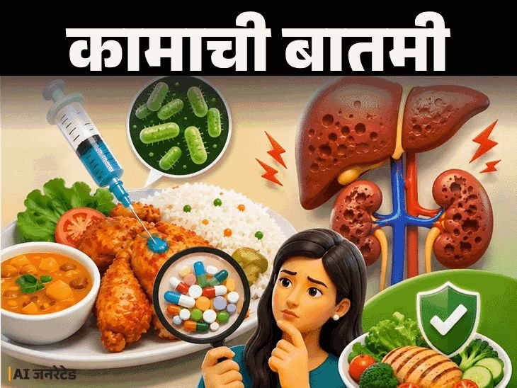 तुमच्या जेवणात प्रतिजैविक आहे का?:हे यकृत, मूत्रपिंड खराब करू शकते, जाणून घ्या सुरक्षित अन्न कसे निवडावे
