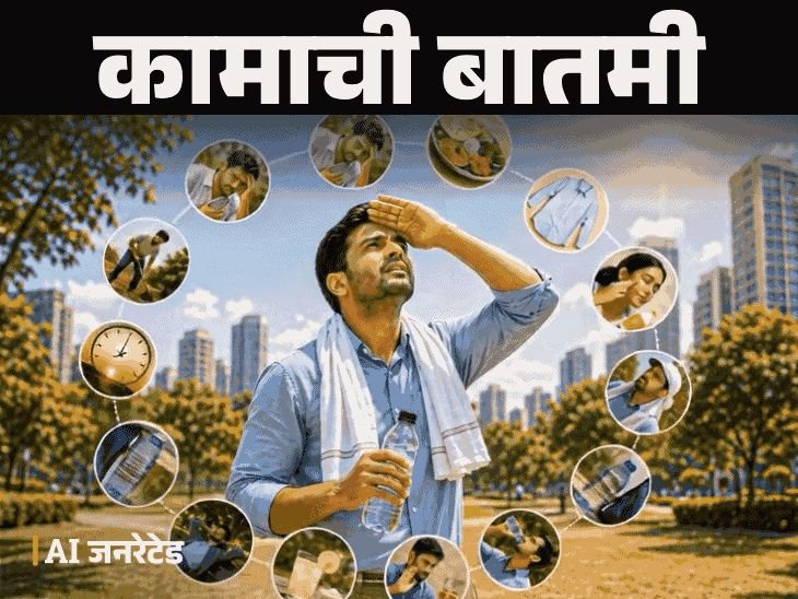 तुम्ही घराबाहेर काम करता का?:हे 10 आरोग्य धोके असू शकतात, अशा प्रकारे हीटवेव्हपासून बचाव करा, रिकाम्या पोटी बाहेर पडू नका