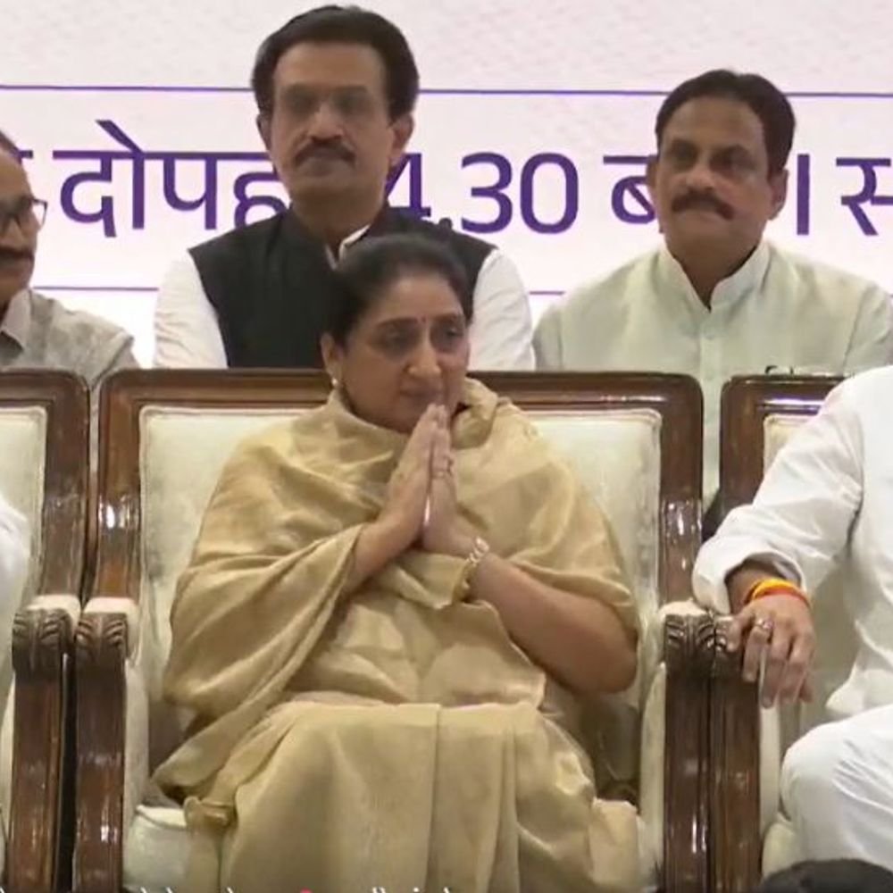 सुनेत्रा पवार राष्ट्रवादी काँग्रेसच्या राष्ट्रीय अध्यक्ष:वरळीत पक्ष कार्यकारिणी बैठकीत एकमाने निवड, प्रफुल्ल पटेल यांनी केली घोषणा